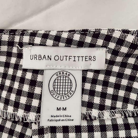 Urban Outfitters black and white gingham skirt - Picture 3 of 4